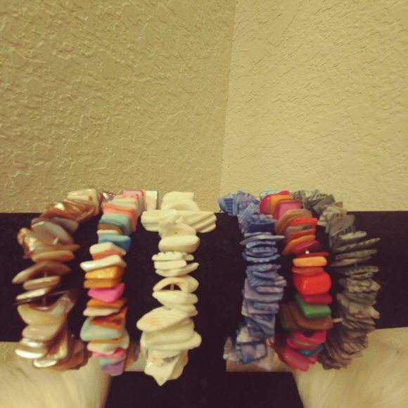 Boho Beach Shell Bracelet Bundle - Picture 2 of 7